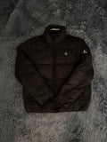 Μπουφάν puffer Calvin Klein Jeans μαύρο, μπροστινή όψη, άριστη κατάσταση