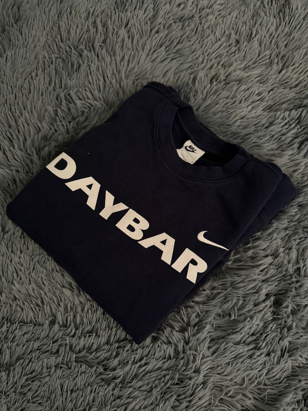 Φούτερ Nike DayBar σκούρο μπλε, μπροστινή όψη, καλή κατάσταση