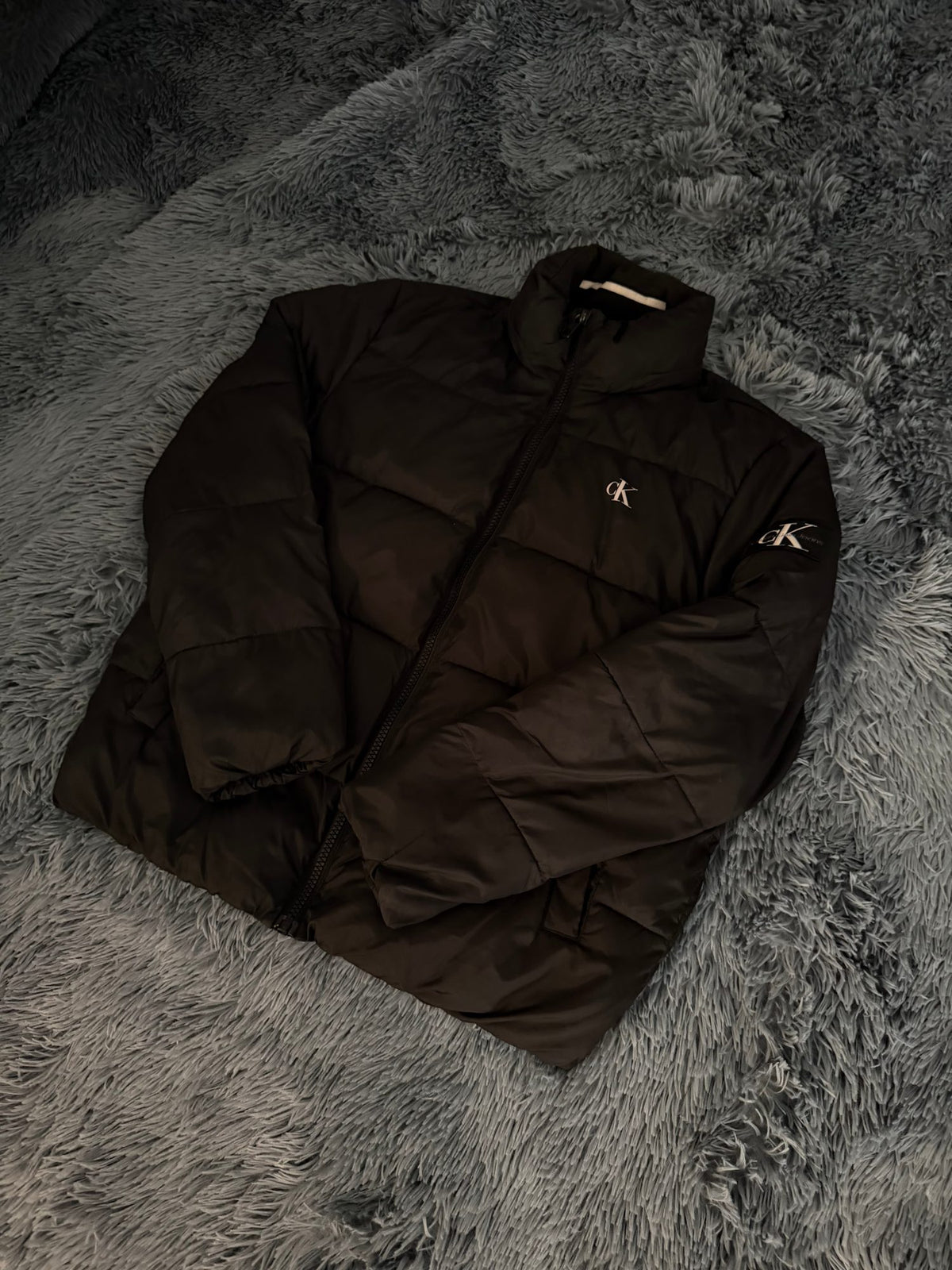Μπουφάν puffer Calvin Klein Jeans μαύρο, φωτογραφία 2