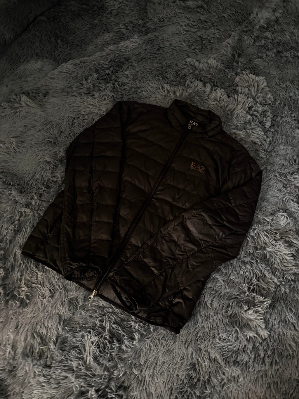 Μπουφάν puffer EA7 Emporio Armani μαύρο, φωτογραφία 2