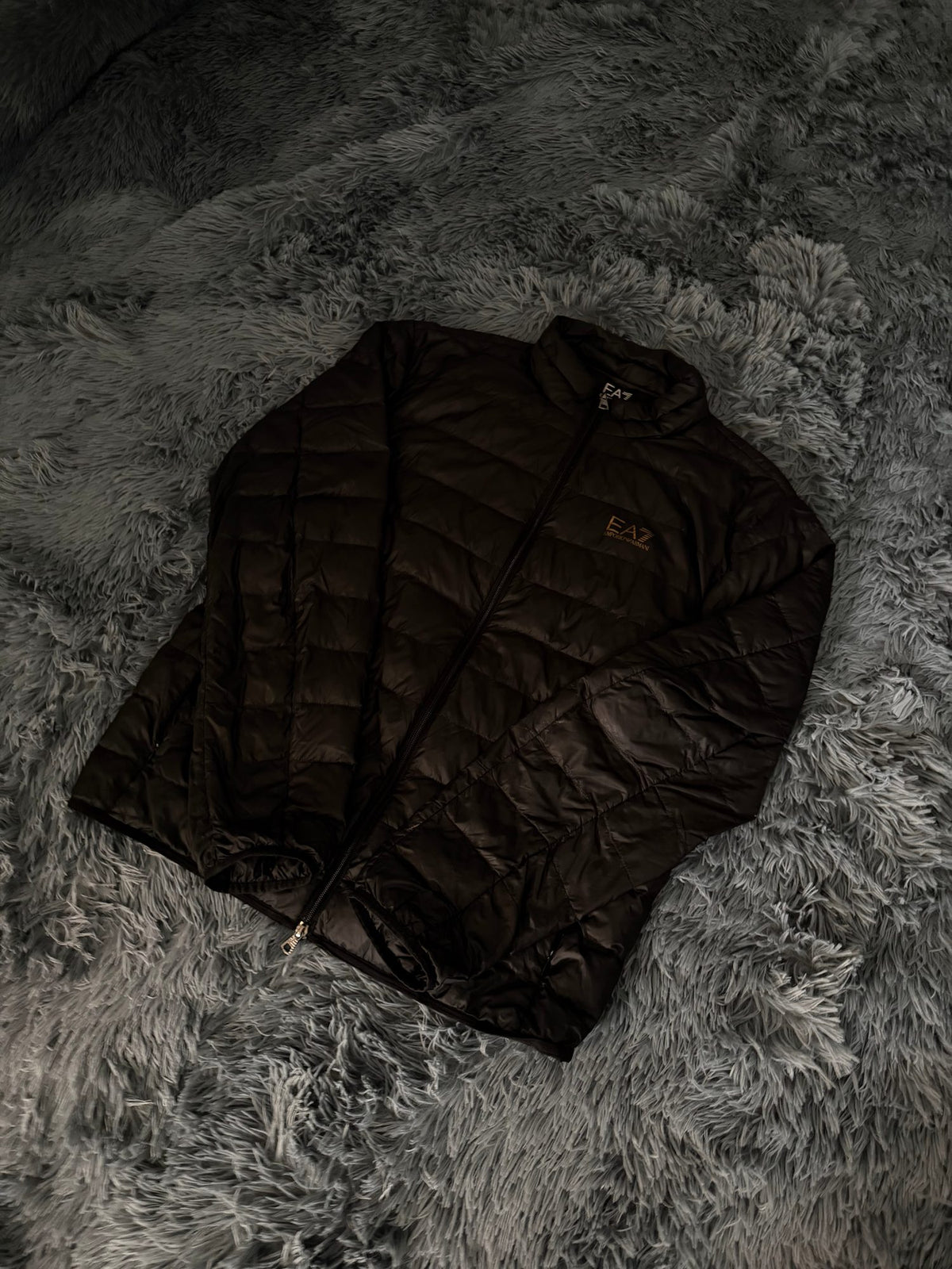 Μπουφάν puffer EA7 Emporio Armani μαύρο, φωτογραφία 2