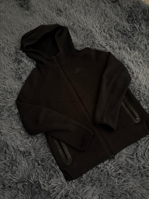 Ζακέτα Nike Tech Fleece μαύρη παιδικό 158-170, φωτογραφία 2