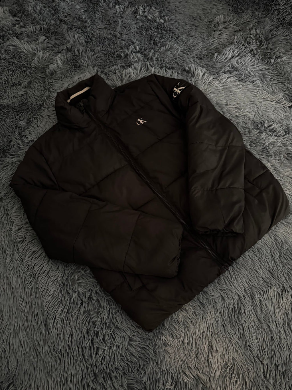 Μπουφάν puffer Calvin Klein Jeans μαύρο, φωτογραφία 3