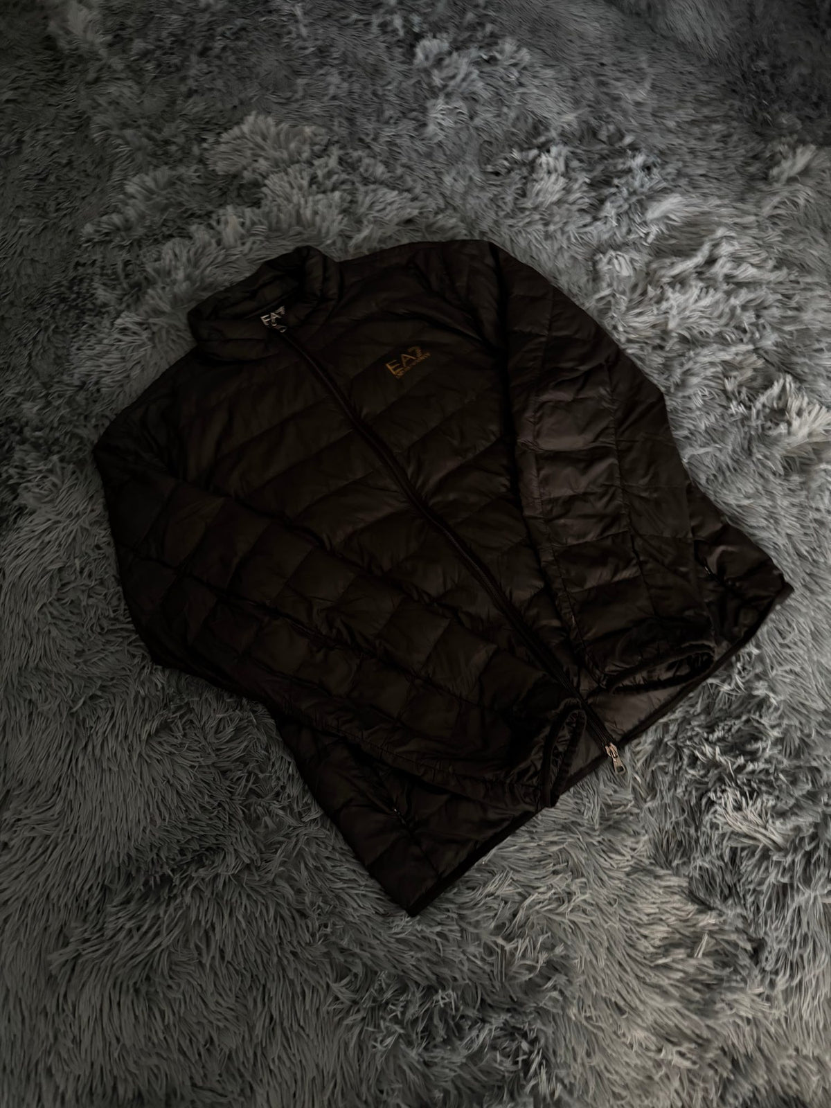Μπουφάν puffer EA7 Emporio Armani μαύρο, φωτογραφία 3
