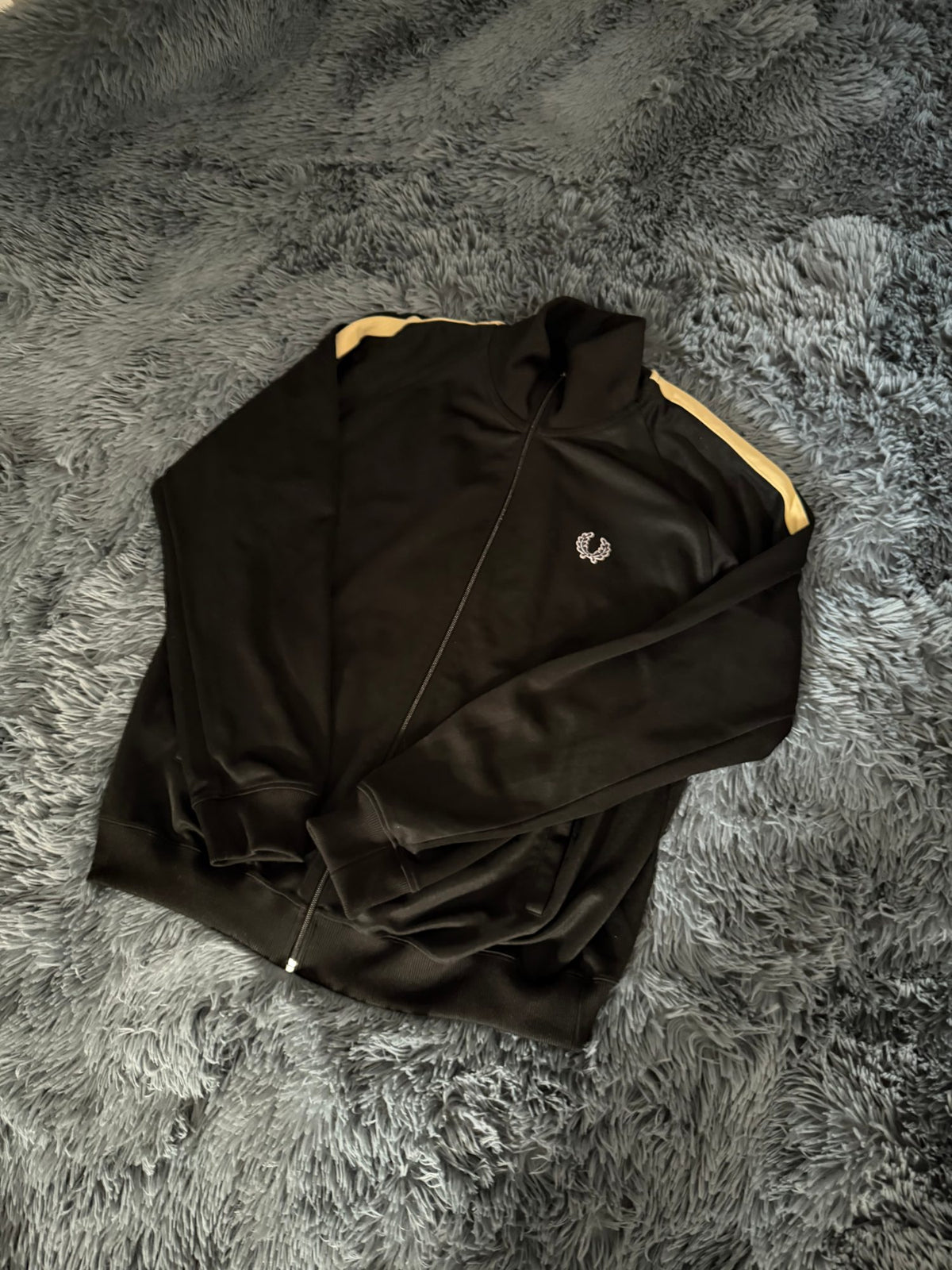 Ζακέτα φόρμας Fred Perry μαύρη, φωτογραφία 3