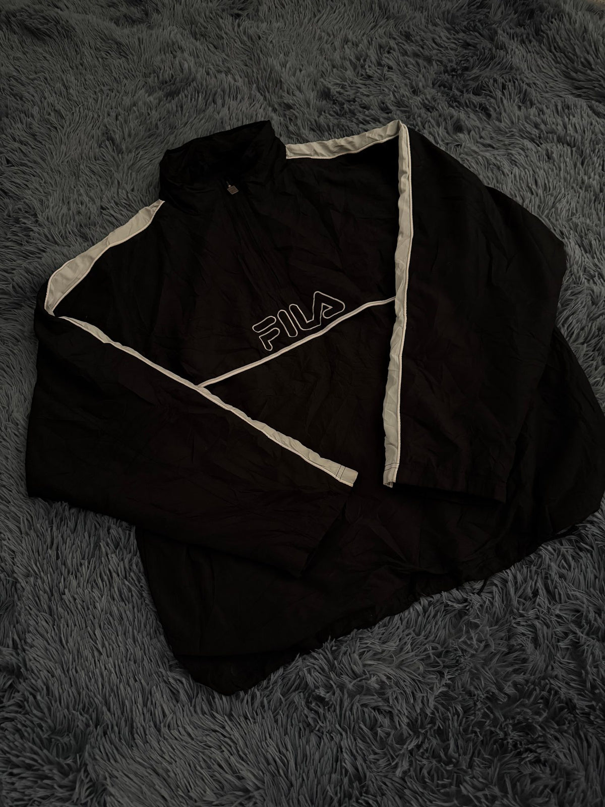 Μπουφάν Fila αντιανεμικό vintage μαύρο, φωτογραφία 3