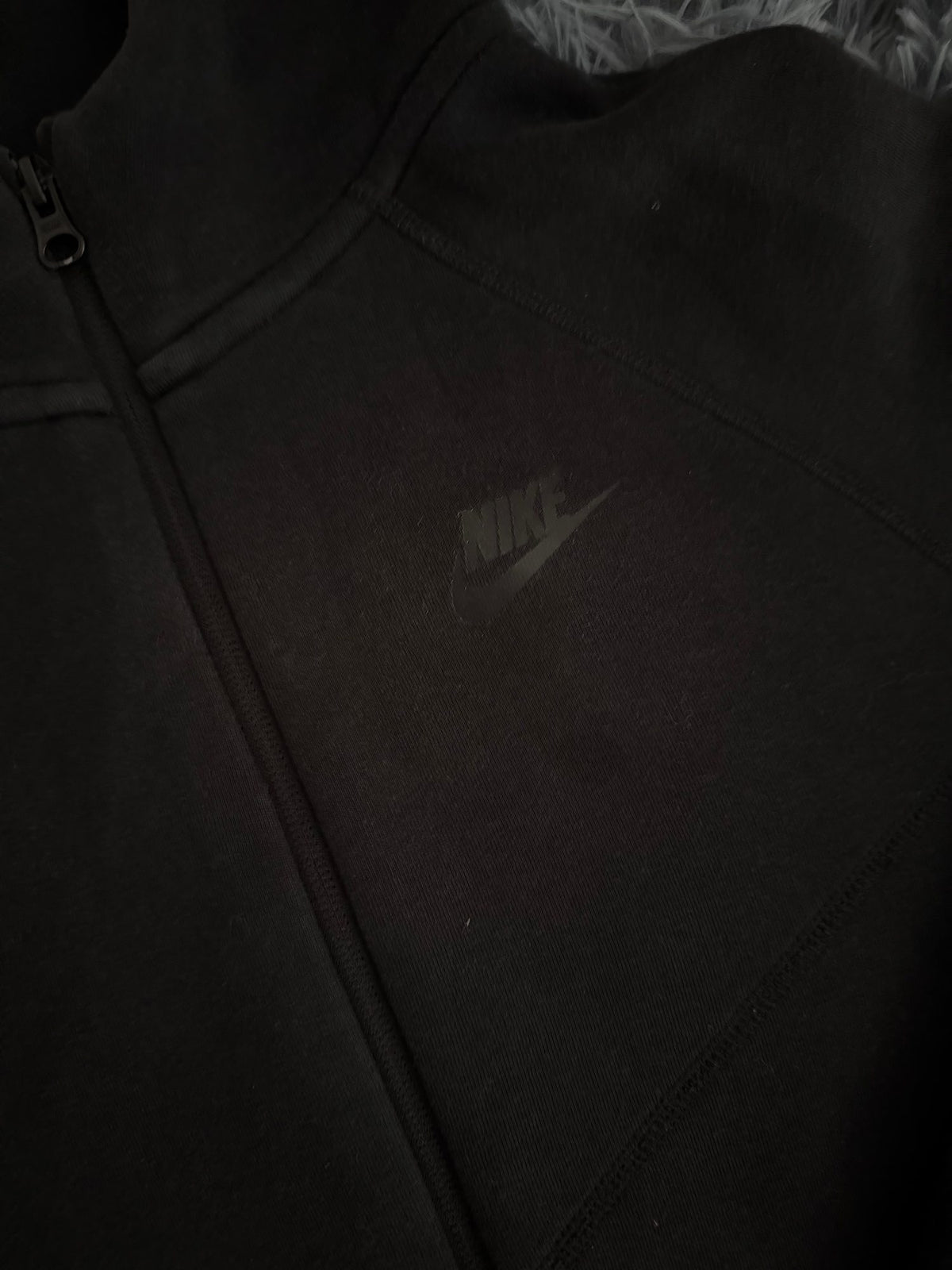 Ζακέτα Nike Tech Fleece μαύρη παιδικό 158-170, φωτογραφία 3