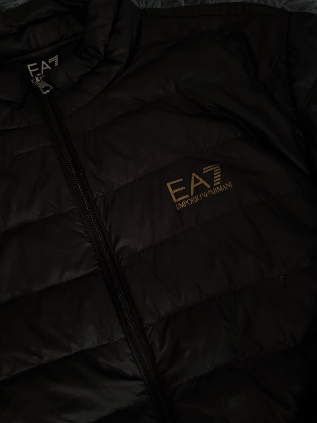 Μπουφάν puffer EA7 Emporio Armani μαύρο, φωτογραφία 4