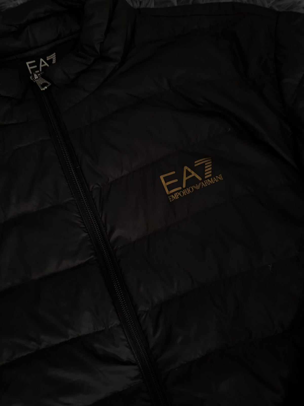 Μπουφάν puffer EA7 Emporio Armani μαύρο, φωτογραφία 4