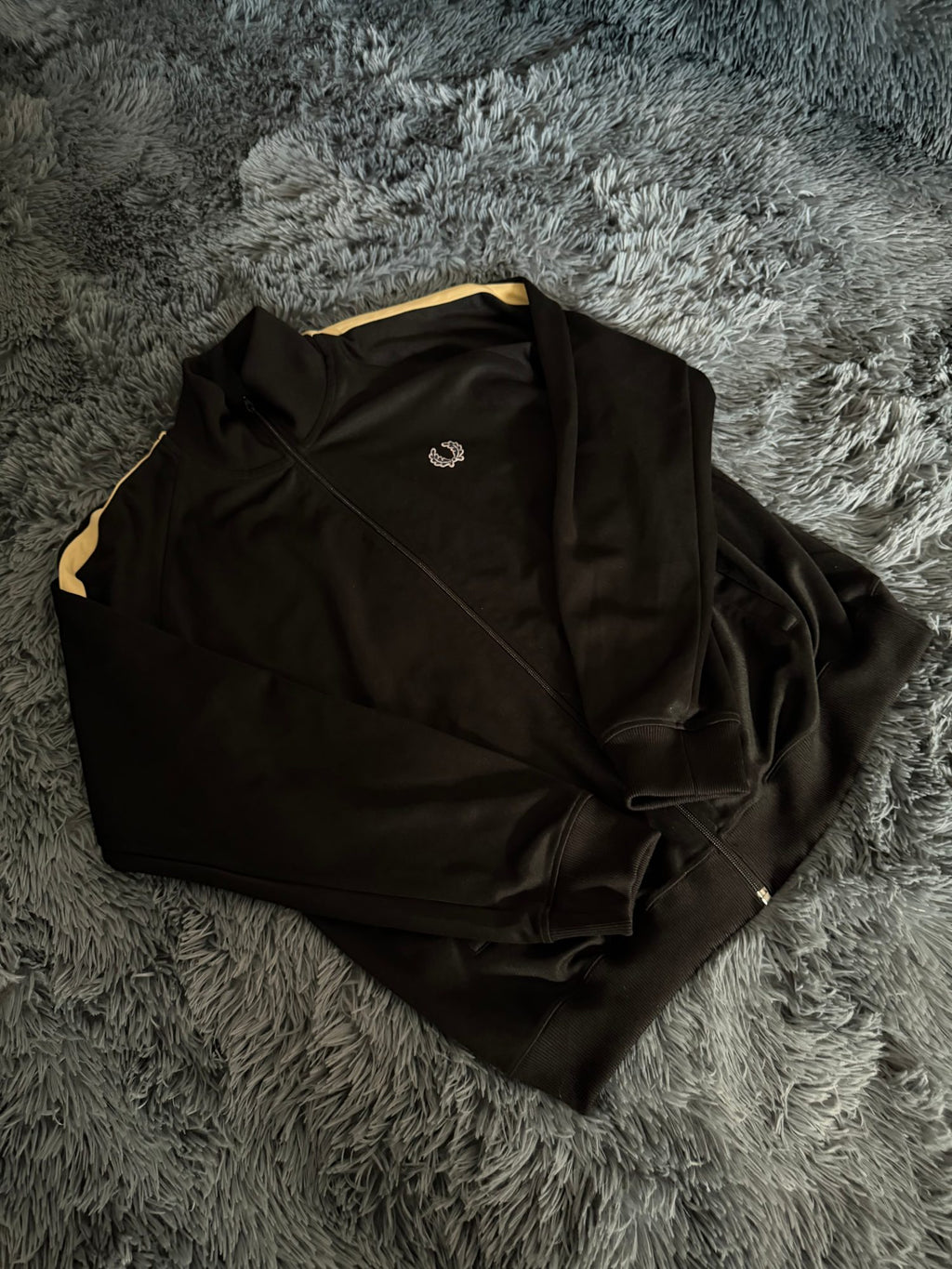 Ζακέτα φόρμας Fred Perry μαύρη, φωτογραφία 4