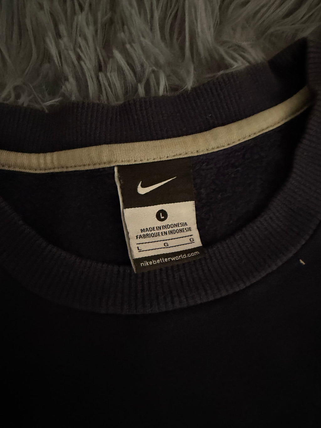 Φούτερ Nike vintage σκούρο μπλε, φωτογραφία 5