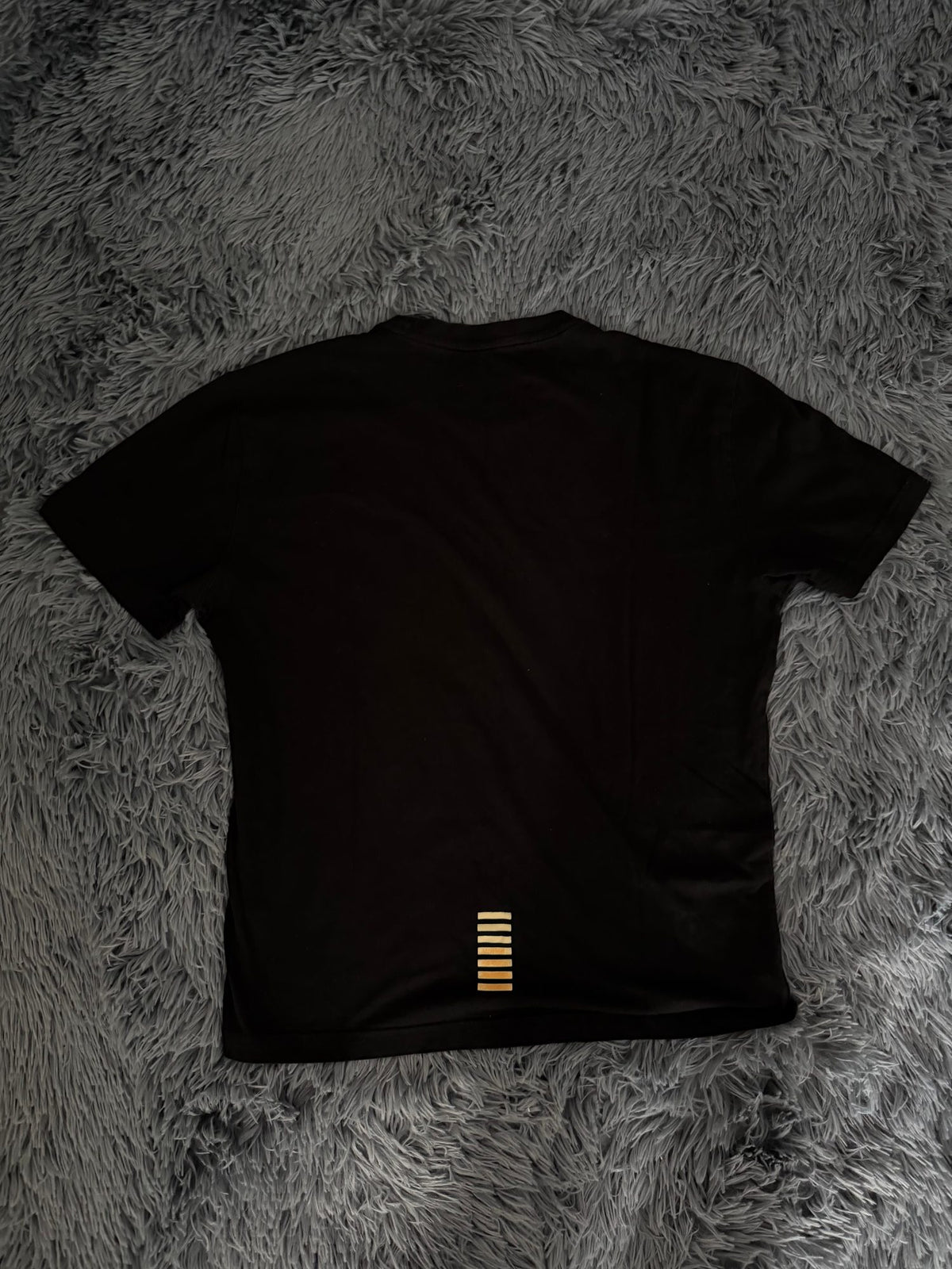 Μπλούζα EA7 Emporio Armani μαύρη, φωτογραφία 5
