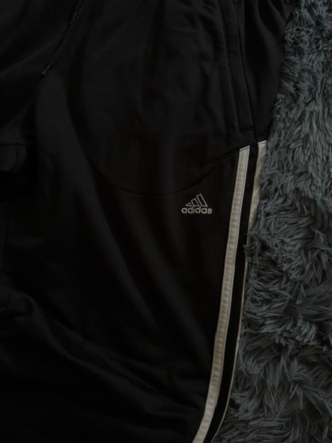 Παντελόνι φόρμας Adidas μαύρο ίσιο, φωτογραφία 4