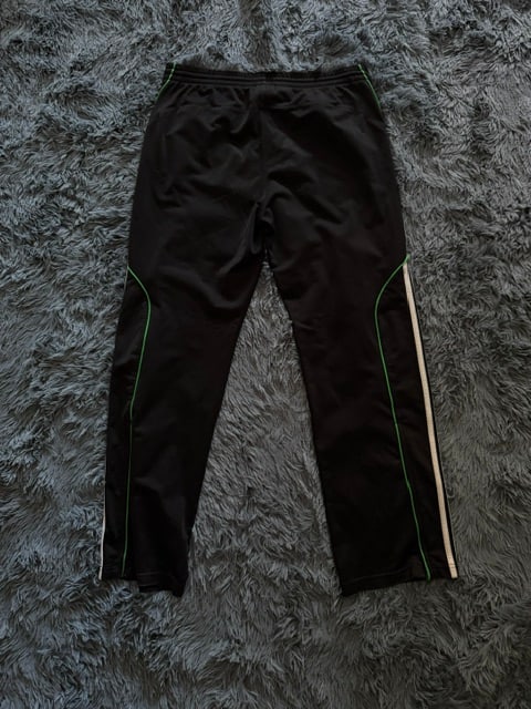 Παντελόνι φόρμας Adidas μαύρο με πράσινες ρίγες, φωτογραφία 8
