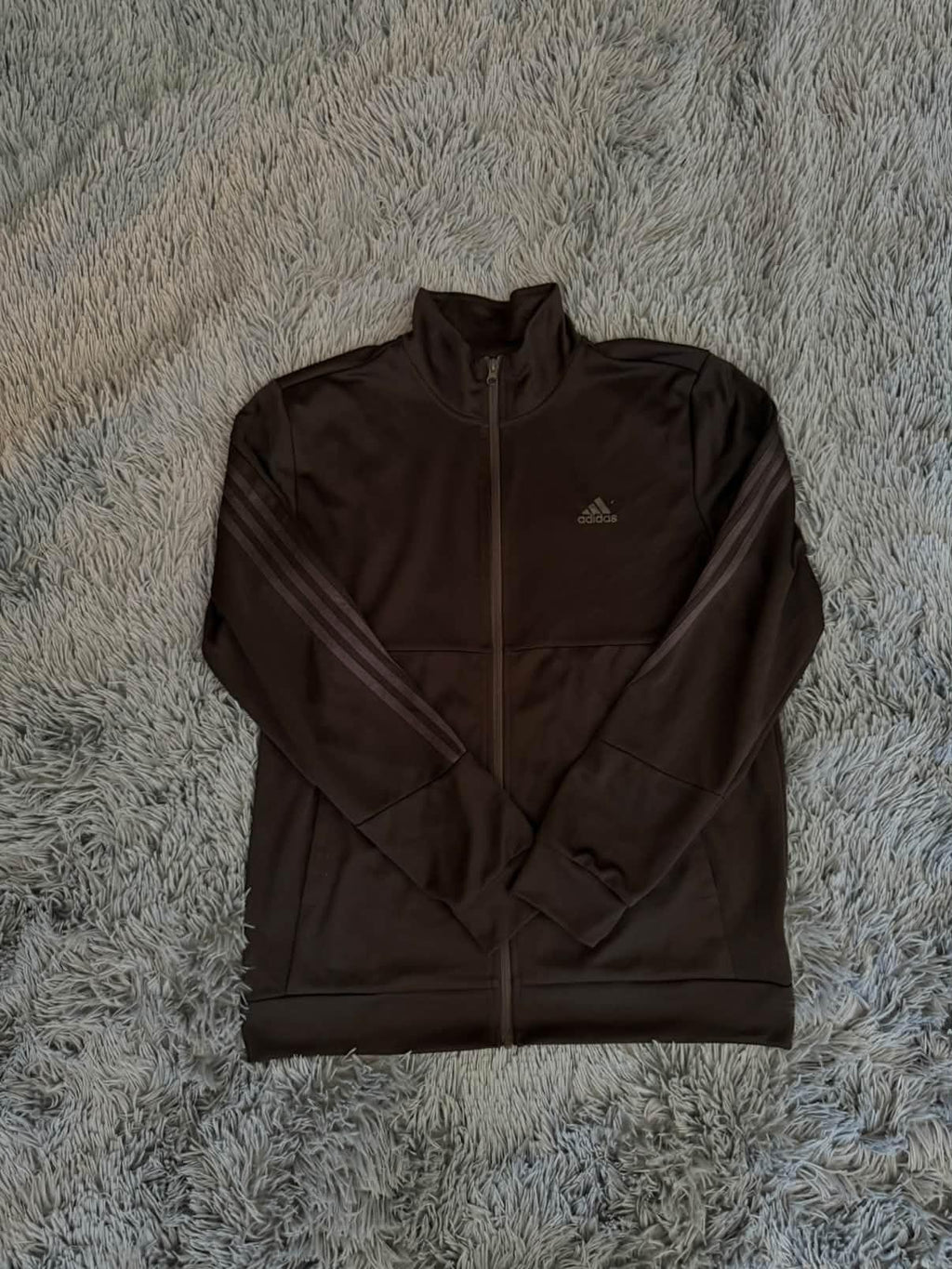 Ζακέτα φόρμας Adidas Aeroready μαύρη, μπροστινή όψη, άριστη κατάσταση