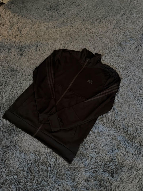 Ζακέτα φόρμας Adidas Aeroready μαύρη, φωτογραφία 2