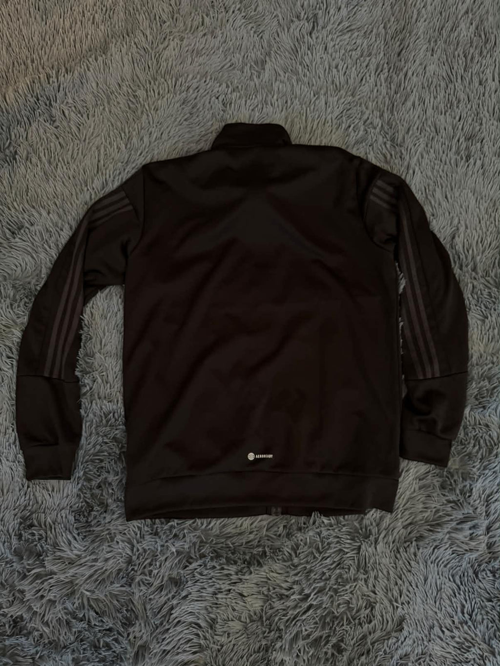 Ζακέτα φόρμας Adidas Aeroready μαύρη, φωτογραφία 3