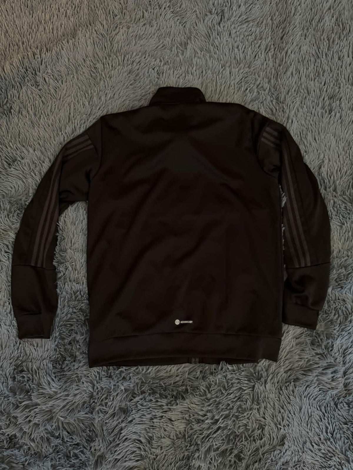 Ζακέτα φόρμας Adidas Aeroready μαύρη, φωτογραφία 3