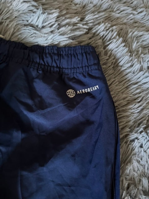 Παντελόνι φόρμας Adidas Aeroready σκούρο μπλε, φωτογραφία 10