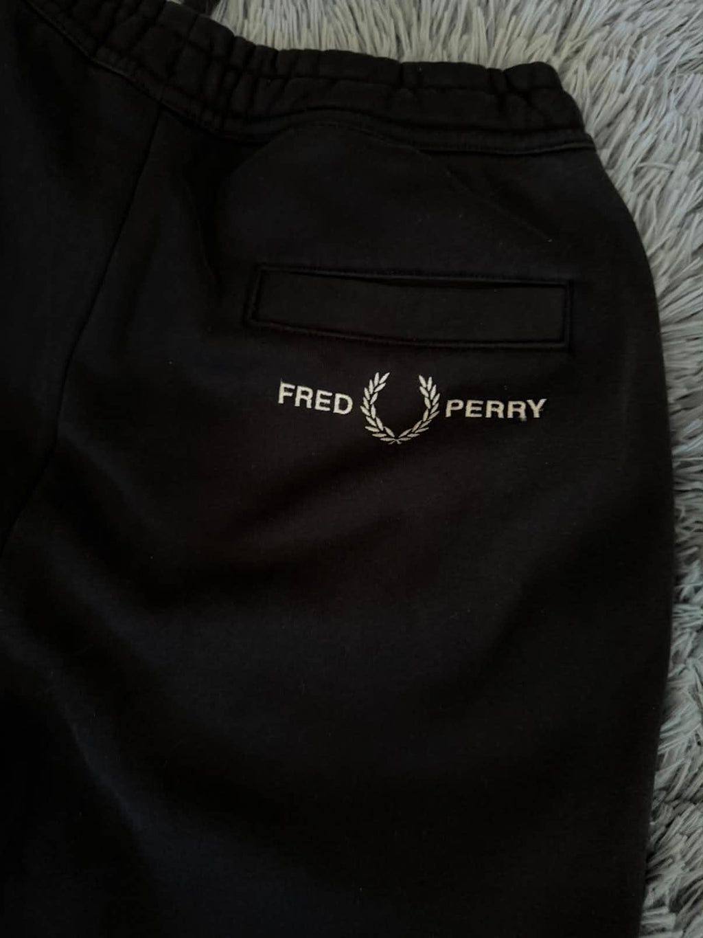 Παντελόνι φόρμας Fred Perry μαύρο, φωτογραφία 4