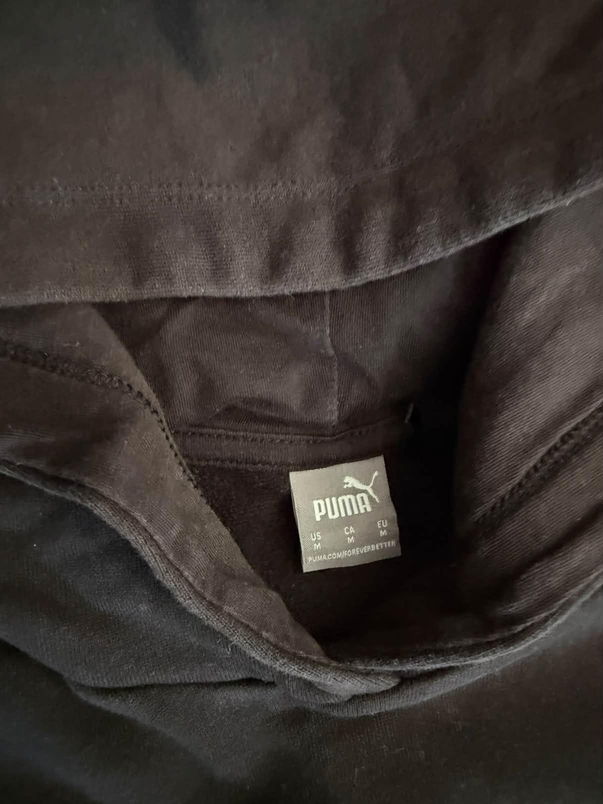 Φούτερ Puma με κουκούλα μαύρο, φωτογραφία 3