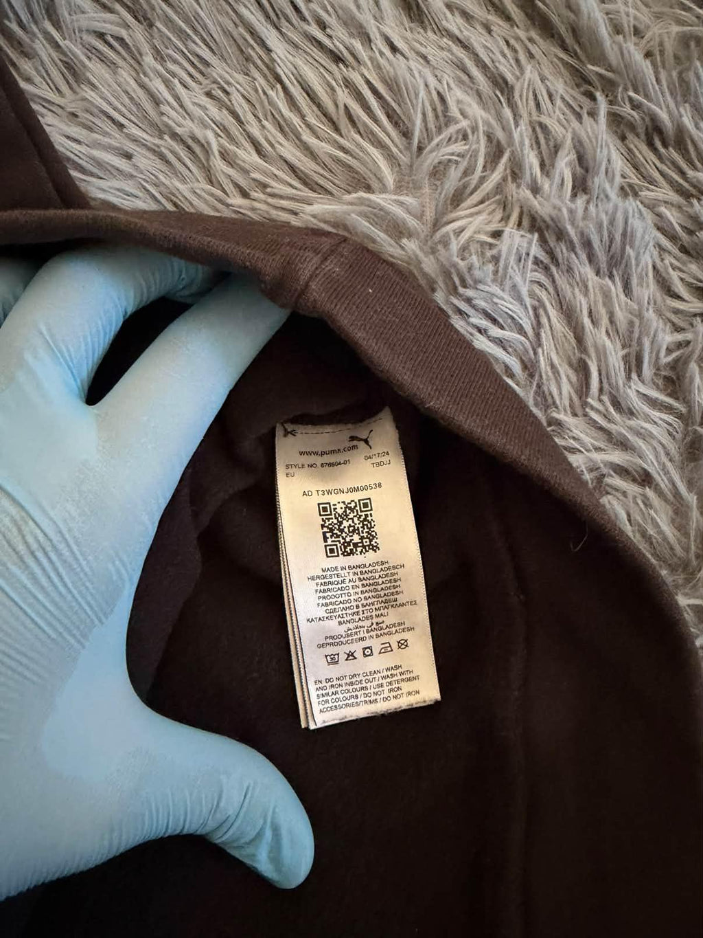 Φούτερ Puma με κουκούλα μαύρο, φωτογραφία 5